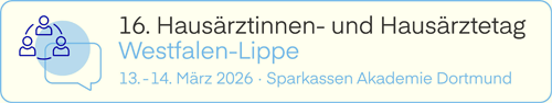 Haus&auml;rztinnen- und Haus&auml;rztetag Westfalen-Lippe 2026